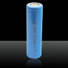 3.7V 2200mAh 18650 Rechargeable Flat Head Li-ion Battery Blue