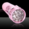 14 LED 110 lumen fluorescente Torcia Flashlight Rosa