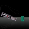 150mW 532nm High Power Green Laser Pointer Silver (with one CR2 battery)