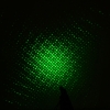 Lápiz verde caleidoscópico medio puntero abierto del indicador del laser de 150mW 532nm con la batería 2AAA