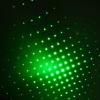 Pluma verde caleidoscópica del puntero láser de la espalda abierta de 10mW 532nm con la batería 2AAA