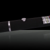 5 in 1 532nm 30mW puntatore laser verde penna nera (comprese due batterie LR03 AAA 1,5 V)