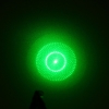 5 en 1 de 30mW 532nm puntero láser verde pluma Negro (dos pilas LR03 AAA 1.5V incluidas)