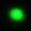 Pena verde Kaleidoscopic meados de aberta do ponteiro do laser de 120mW 532nm com a bateria 2AAA