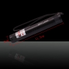2009 Tipo de 30mW 650nm linterna estilo de láser rojo puntero Pen Negro (incluido una batería 16340 880mAh 3.6V)