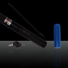 2Pcs 200mW 532nm 303 Mise au point kaléidoscopique lampe de poche pointeur laser vert (avec une batterie 18650)