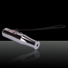 10mW 532nm Bottle Style Green Laser Pointer Silver (with one CR2 battery)