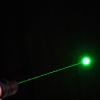 TSF-2008 Typ 230mW 532nm Taschenlampe Stil grünen Laserpointer Schwarz (inklusive einem 18650 2200mAh 3.7V Akku)