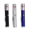 200mW 650nm Red Beam Light Single-point Rechargeable Laser Pointer Pen Silver