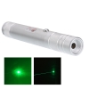 200mW 532nm Rechargeable Green Laser Pointer Beam Light Single-point Silver
