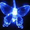 10 LED (mariposa) de la lámpara de batería colorido