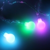 Battery Powered LED Light Colored Lamp (Frosted Ball)