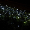 Stringa solare a luce bianca 100 LED di Natale