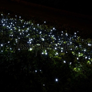 Luz de natal 50LED Solar branco corda luz Xmas decoração de jardim