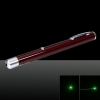 100mW 532nm faisceau vert à point unique de chargement USB pointeur laser Pen Rouge