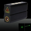 500mW 532nm grüne Lichtstrahl-Licht Doppelseitige Laserpointer mit US-Standard-Netzteil schwarz