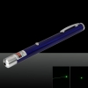 50mW 532nm Green Beam Light Pen puntero láser recargable de un solo punto azul