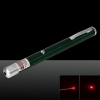5mW 650nm viga roja Luz de punto único recargable lápiz puntero láser verde