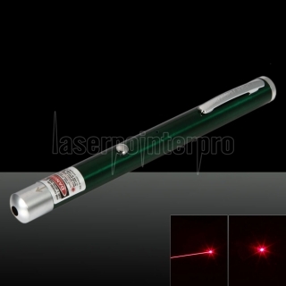 5mW 650nm Red Fascio di luce a un punto ricaricabile Penna puntatore laser verde