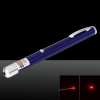 5mW 650nm Red feixe de luz ponto único recarregável Laser Pointer Pen azul
