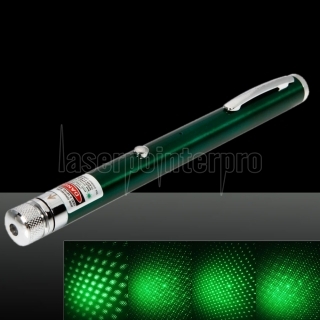 1mW 532nm viga verde Luz estrellada recargable lápiz puntero láser verde