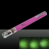 200mW 532nm feixe de luz estrelado recarregável Laser Pointer Pen-de-rosa