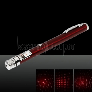 1mW 650nm Red feixe de luz recarregável estrelado Laser Pointer Pen Red