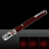 5mW 650nm viga roja Luz estrellada recargable lápiz puntero láser rojo