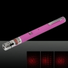5mW 650nm Red feixe de luz estrelado recarregável Laser Pointer Pen-de-rosa