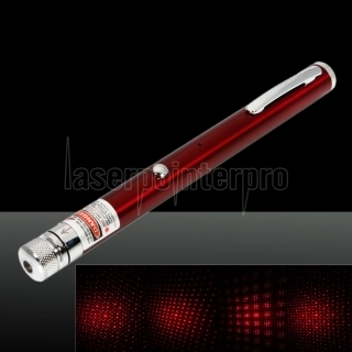 100mW 650nm Red Beam Light Starry Rechargeable Laser Pointer Pen Red