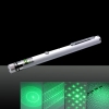 LT-ZS02 300mW 532nm 5-in-1 USB di ricarica Laser Pointer Pen Bianco