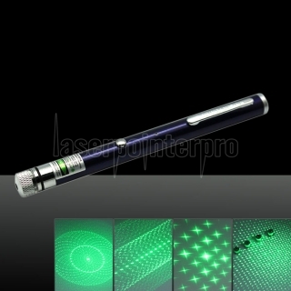 LT-ZS04 400mW 532nm 5-in-1 USB Charging Laser Pointer Pen Purple