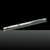100mW 532nm Single-point USB Chargeable Laser Pointer Pen Silver LT-ZS001