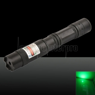 LT-9500 300mW 532nm grüner Laser-Lichtstrahl-Laser-Zeiger-Feder mit Rück Schalten Schwarz