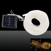 Wasserdichtes 100LED Sonnenenergie Warmes weißes LED-Schnur-Licht