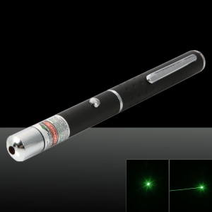 532nm 1mW Laser Green Feixe Single-Point Caneta Laser Pointer Preto
