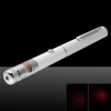 1mw 650nm Red Fascio di luce Starry Sky & Single-point Laser Pointer Pen Bianco