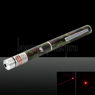 1MW 650nm Red Laser Beam Single-ponto Laser Pointer Pen camuflagem colorida