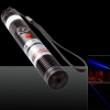 500mw 405nm ad alta potenza tenuto in mano viola Laser Beam Laser Pointer Pen con teste laser / Keys / Sicurezza Blocco / Nero B