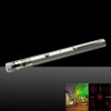 5-in-1 300mw 650nm Red Laser Beam USB Laser Pointer Pen with USB Cable and Laser Heads Silver