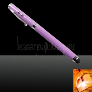LT-DW 4 in 1 5mW 650nm Red Laser Beam Laser Pointer Pen Purple
