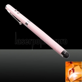 LT-DW 4 in 1 5mW 650nm Red Laser Beam Laser Pointer Pen Pink