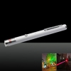300mw 650nm Red Laser Beam Single-point Laser Pointer Pen with USB Cable White 