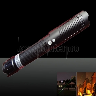 2000MW 532nm cristal séparée High Power Green Light Pen pointeur laser noir