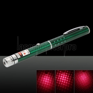 1MW 650nm Starry Padrão Red Light Nu Laser Pointer Pen Verde