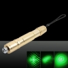 532nm 1mw Starry Muster grünes Licht Laserpointer mit fünf Laser Heads Luxus Gold