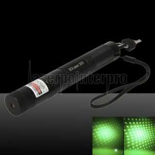 303 532nm 1mw caneta ponteiro laser verde com Key Lock Preto