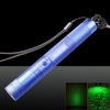 Penna puntatore laser 100mw 532nm fascio verde chiaro cielo stellato stile leggero con staffa blu