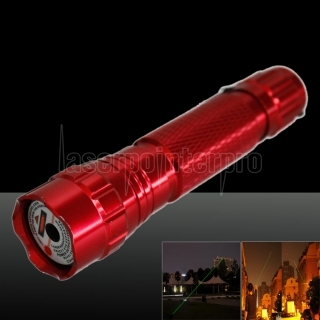 501B 200mW 532nm grüne Lichtstrahl Helle Ein-Punkt-Laserpointer Rot