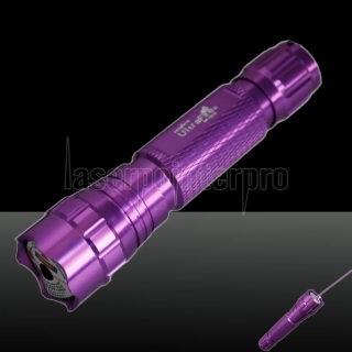 LT-501B 100mw 405 nm purpúreo claro solo punto de luz Estilo lápiz puntero láser púrpura